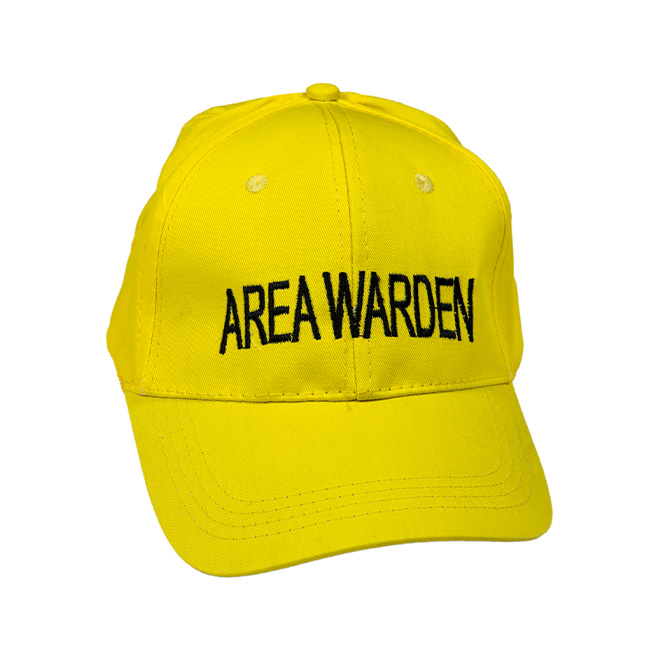 Yellow Area Warden's Baseball Cap